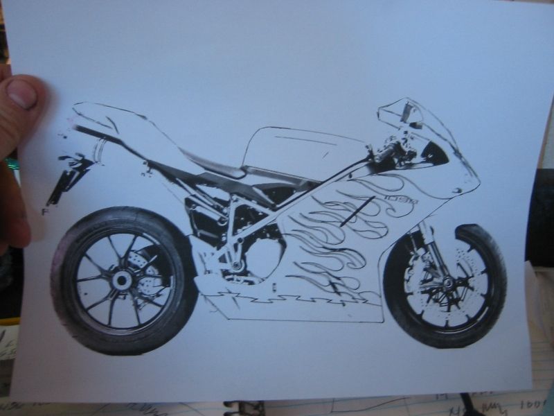 Ducati 1098 Flames