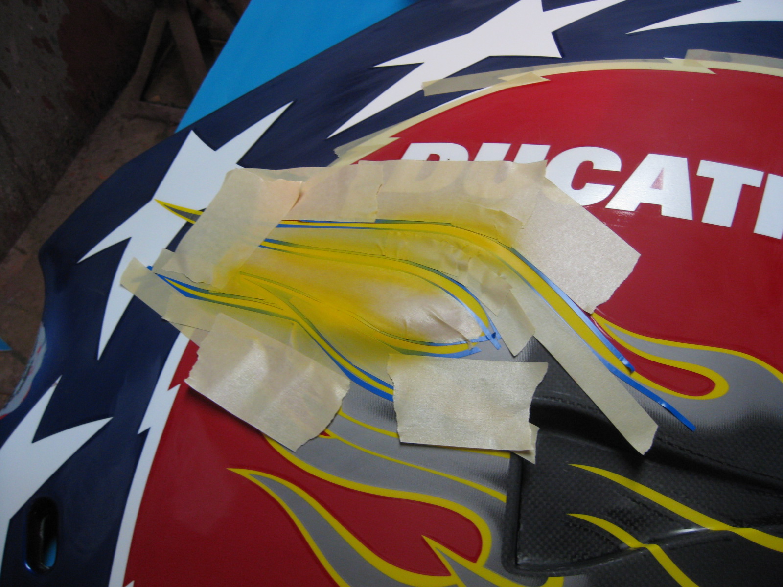 Painting — Yellow layer