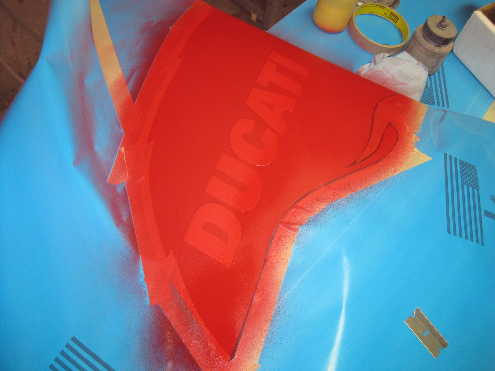 Painting — Red layer
