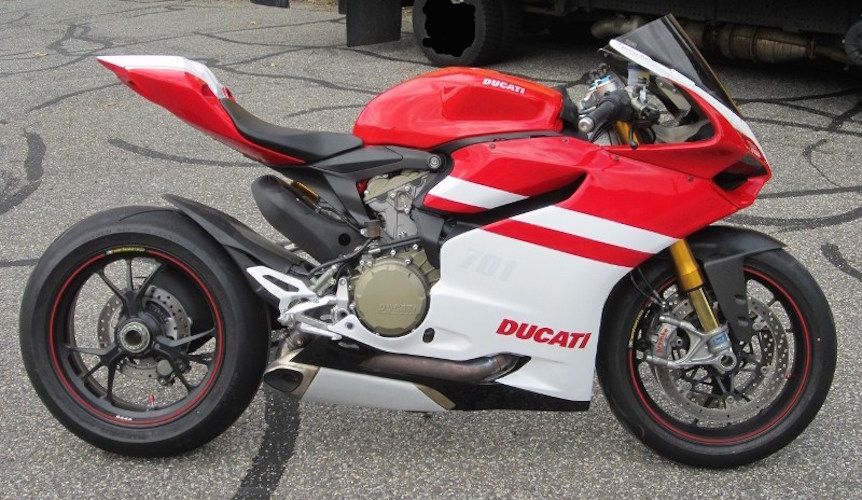 Jeff's Ducati Panigale Track Bike — photo 1